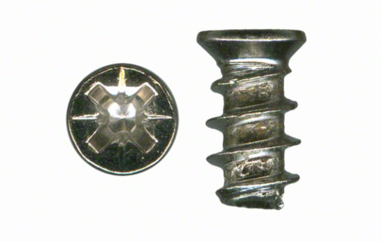 G11.5MM-POZ - 6.3mm x 11.5mm Flat Head Pozi Nickel Euro Screw (226)