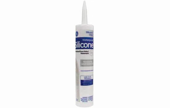 GE112 - 10.3 oz White Silicone Caulk