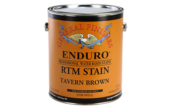 GF-RTM-TB-1 - 1 Gallon Waterbased Tavern Brown Stain