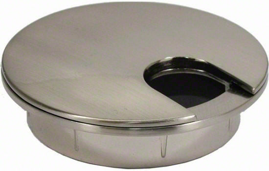 GR82910-SN - 2-1/2" Diameter Satin Nickel 2 Piece Grommet