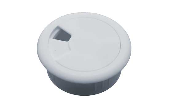 HC6237-010 - 60mm Diameter White 3 Piece Grommet