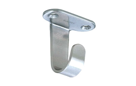 HJ-20 - Utility Hook Single 43/64"D x 1-3/32"W Stainless Steel