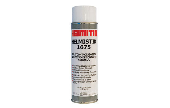 HM1675-15C - 15 oz Aerosol Solvent-based Non-Postforming California Compliant Helmistik Contact Adhesive