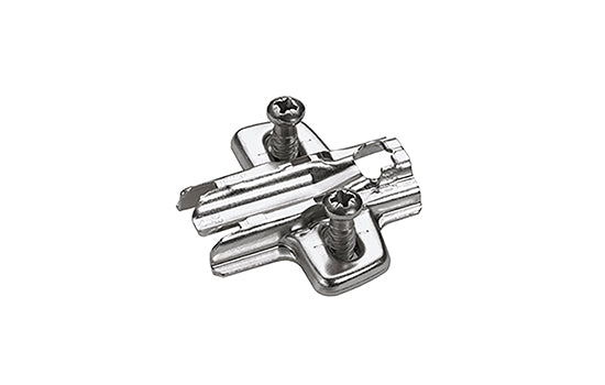 HT9071625 - 0mm Mounted Euro Screw Wing Baseplate for Sensys Hinges