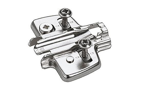 HT9071670 - 0mm Pre-mounted Wood Screws with Cam Adjustment Wing Baseplate for Sensys Hinges