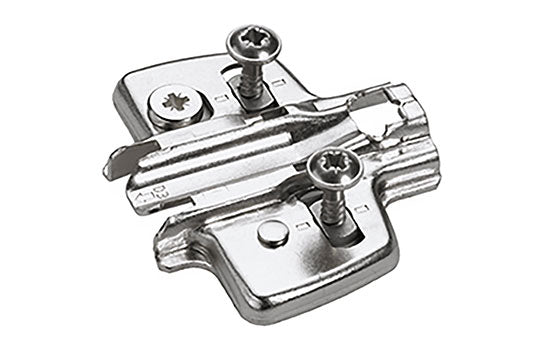 HT9071673 - 5mm Pre-mounted Wood Screws with Cam Adjustment Wing Baseplate for Sensys Hinges