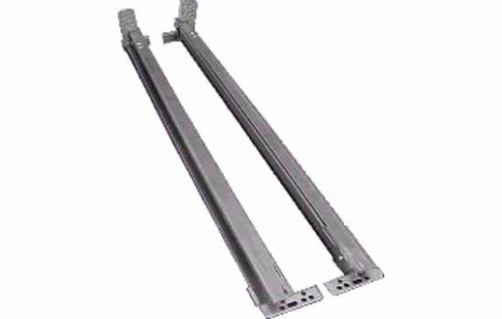 HU522-20 - 22" Zinc Bottom Mount 3/4 Extension Go-EZ Slide - 50 Lbs Weight Rating