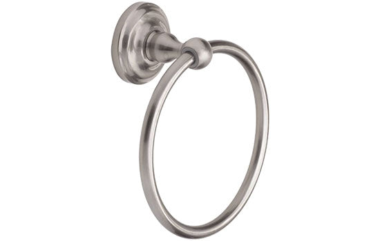 HYS-TR15 - 7" Satin Nickel Savannah Collection Towel Ring