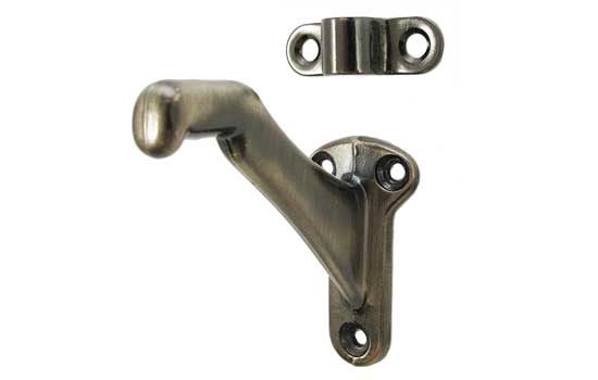 IV59A5 - 2-3/4" Antique Brass Handrail Bracket
