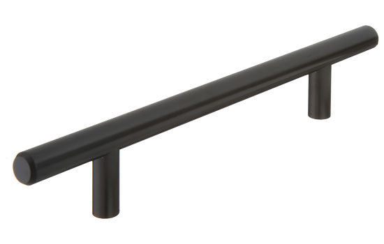 J226-BK - 5" Center to Center 8"L Black Jamison Collection Bar Pull