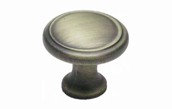 J333-ASB - 1-3/16" Diameter Antique Satin Brass Jamison Knob