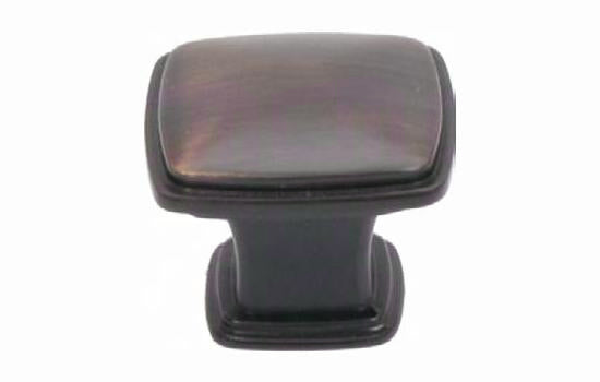 J336-ORB - 1-1/4" Square Oil Rubbed Bronze Jamison Knob