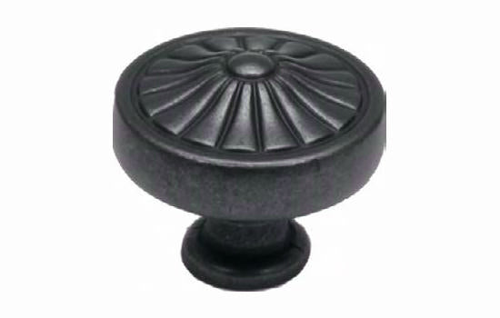 J337-WB - 1-1/4" Diameter Weathered Black Jamison Knob