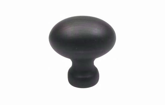 J344-ORB - 1-1/4" x 3/4" Oil Rubbed Bronze Jamison Oval Knob