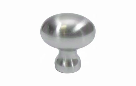 J344-SN - 1-1/4" x 3/4" Satin Nickel Jamison Oval Knob