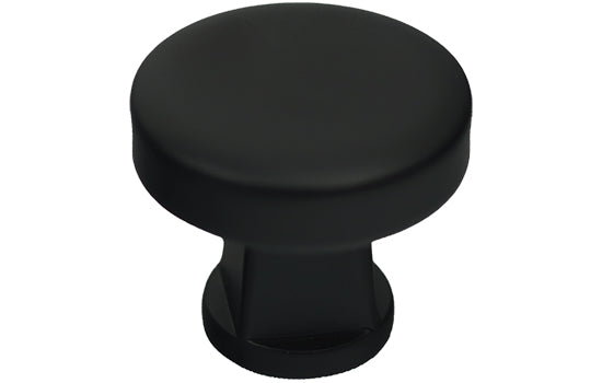 J691-BK - 1-1/4" Diameter Black Jamison Collection Knob