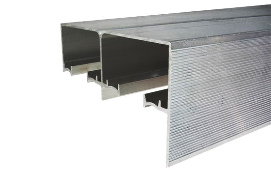 JH134F72 - 72" Single Aluminum Track for 1-3/4" 134F Series Bypass Door