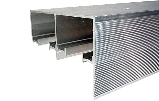 JH138F96 - 96" Single Aluminum Track for 1-3/8" 138F Series Bypass Door