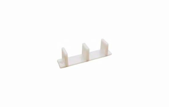 JH2138 - White Nylon Floor Guide for 1-3/8" Sliding Door