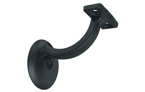 JUHB28BL - 2-7/8" Black Aluminum Contemporary Handrail Bracket