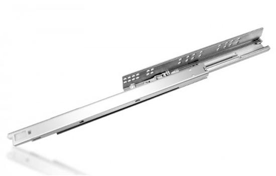 KING21BULK - 21" Soft-close Full Extension Zinc King Drawer Slide - 75 lbs Weight Rating