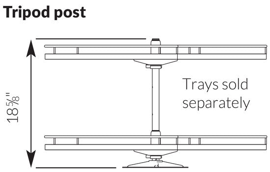 KS-LS-POST-TRIPOD - 18-5/8