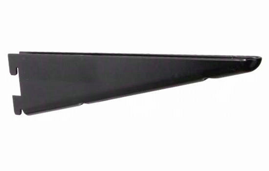 KV182BP-BLK18.5 - 18-1/2" Black Double Slot Shelf Bracket for KV 82 Series Standards