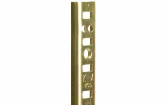 KV255BR96 - 96" Brass Steel Shelf Standard
