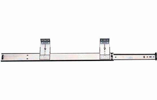 KV8250P22 - 22" Zinc Side Mount 3/4 Extension Pencil Drawer Slide - 75 Lbs Weight Rating