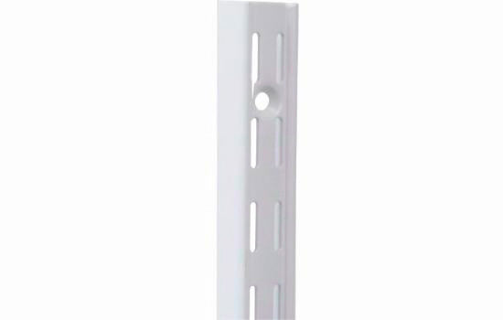 KV82BP-WH78 - 78" White Double Slot Shelf Standard for KV 182 Series Brackets