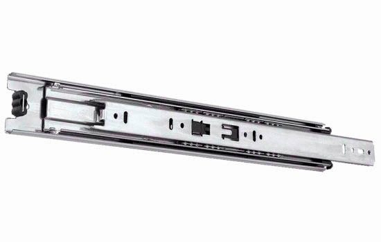 KV8405B16 - 16" Overtravel Zinc Side Mount Drawer Slide - 100 Lbs Weight Bulk