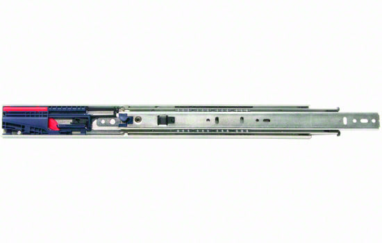 KV8455FMB18 - 18" Soft-close Overtravel Zinc Side Mount Drawer Slide - 90 Lbs Weight Bulk