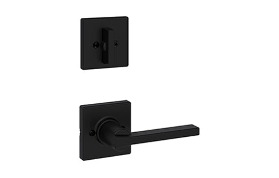 KW604CSLSQT514 - Casey Matte Black Reversible Active Interior Trim Lever for 687 Series