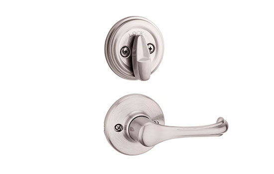 KW604DNL15 - Dorian Satin Nickel Reversible Active Interior Trim Lever for 687 Series