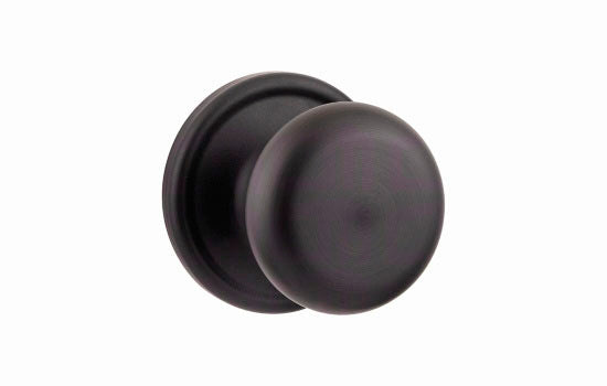 KW720H514 - Hancock Matte Black Reversible Passage Knob