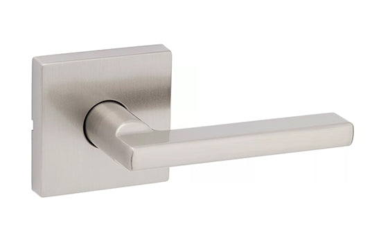 KW720HFLSQT15 - Halifax Square Satin Nickel Reversible Passage Lever
