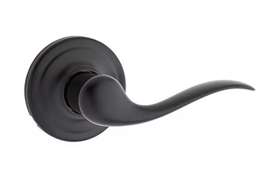 KW720TNL514 - Tustin Matte Black Reversible Passage Lever