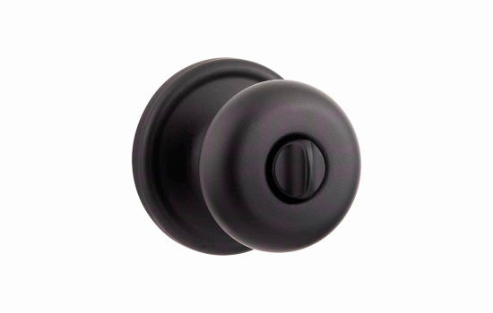 KW730H514 - Hancock Matte Black Reversible Privacy Knob