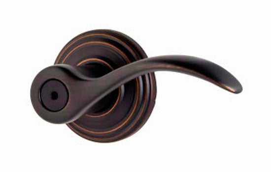 KW730PML11P - Pembroke Venetian Bronze Reversible Privacy Lever