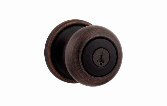 KW740H11P - Hancock Venetian Bronze Reversible Entry Smart Key Knob