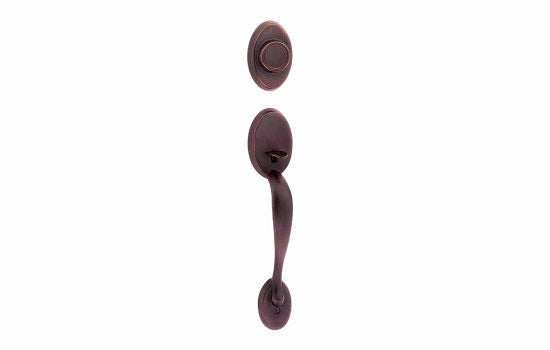 KW802CE11P - Chelsea Venetian Bronze Reversible Dummy Exterior Trim Handleset for 968/977 Series
