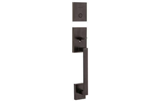 KW819SCE11P - San Clemente Venetian Bronze Reversible Dummy Exterior Trim Handleset for 973 Series