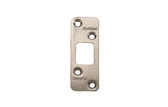 KW83223-15 - Satin Nickel 3-5/8"H Round Corner Deadbolt Strike - ANSI Certified