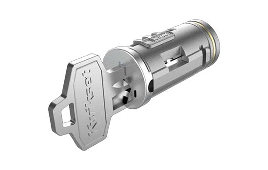 KW85172-SILVER - Silver SC1 SmartKey Cylinder for Half Round Chassis & 917 955 Series
