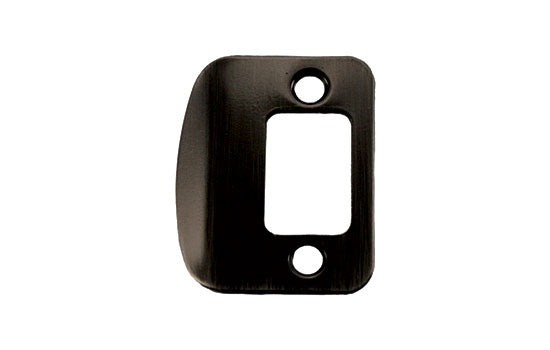 KW85303-690 - Venetian Bronze Round Corner Full Lip Deadbolt Strike for 660 Series Deadbolts