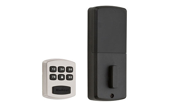 KW905-15 - Satin Nickel Push Button Smart Code Keyless Electronic Deadbolt