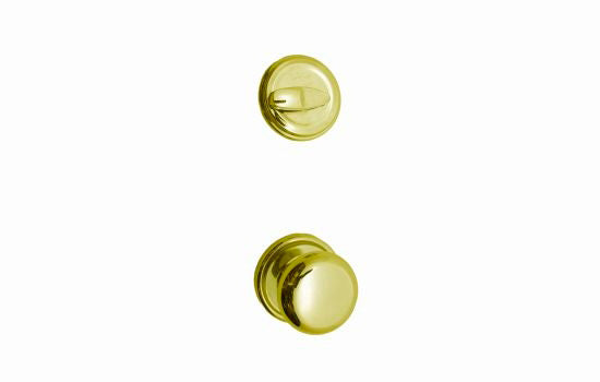 KW966H3 - Hancock Bright Brass Reversible Active Interior Trim Knob for 800 Series