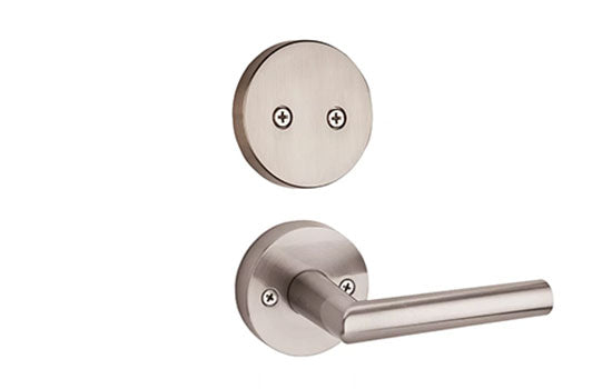 KW973MILRDT15 - Milan Round Satin Nickel Reversible Dummy Interior Trim Lever for 819 Handlesets
