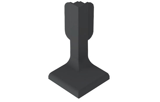 L-CORN-OUT-BLK - Black Finish L-Channel Outer L-Corner