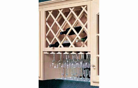 L3360MUF9 - 17" x 36" Maple Wine Rack
